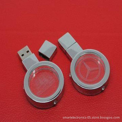 Crystal USB Flash Drive, 10-year Data Retention